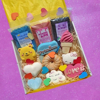 Великий подарунковий набір для дівчини "Magic Bath" подарунок для коханої, дочки, сестри, дівчинки на день народження