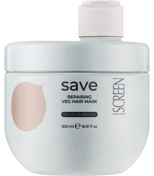 Маска для восстановления волос фито протеиновая липидная SCREEN Purest Save Repairing Veg Hair Mask, 500 ml