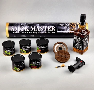 Набір для копчення коктейлів Віскі Коптильня для напоїв SMOK MASTER (7)
