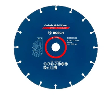 Отрезной диск Bosch Carbide Multi Wheel (230х1х22.23 мм) круг по дереву (26327)
