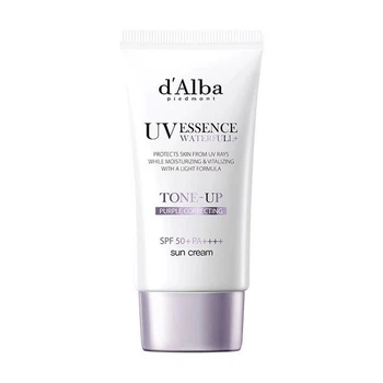 Солнцезащитный крем D'Alba Purple Tone-Up Sun Cream Purple для сияющего лица