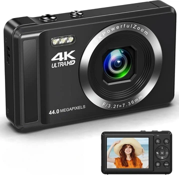 Фотоаппарат JHAMAL 2.4 DC065 44Мп / CMOS / 4K 30fps / 16× зум / Чёрный Б/В