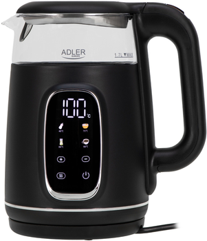 Електрочайник Adler AD 1305 1.7 л Black-Silver (AD1305BS)