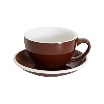 Чашка с блюдцем Loveramics EGG 300мл Brown