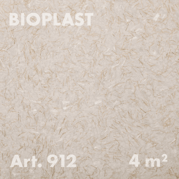 Жидкие обои Bioplast Арт. 912, 1кг, 4 м², шелковое волокно, белый (золотой блеск)