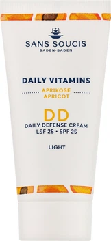 Защитный DD-крем для лица Sans Soucis Daily Vitamins Apricot DD Cream SPF25 Light светлый 30 мл (4086200256481)