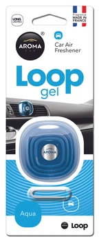 Ароматизатор Aroma Car Loop Aqua гелевый для автомобиля освежитель воздуха гелевый освежитель (1LO-TH_11C)
