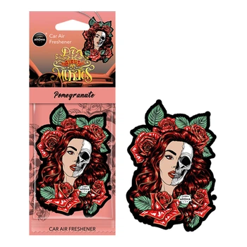 Ароматизатор Aroma Car Cellulose Dia De Los Muertos - Pomegranate сухой 12070