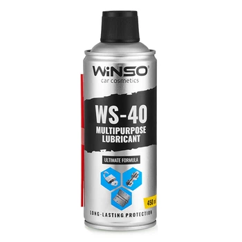Смазка многофункциональная Winso WS-40 450мл проникающее средство для защиты от ржавчины и смазки механизмов (DO-LI_33S)