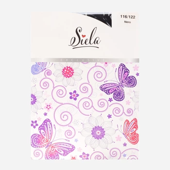 Детские колготки 12-13 лет 40 ден для девочек Siela Микрофибра 152-158 см Nero (5900042107390)