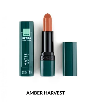 Зволожувальна матова губна помада Avon «Ультра», Бурштиновий врожай/Amber Harvest, 3.6г (49469266)