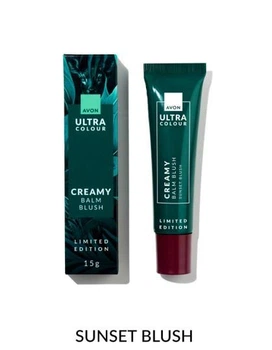 Кремовые румяна-бальзам Avon «Ультра» Sunset Blush/Розовый закат, 15г (49469268)