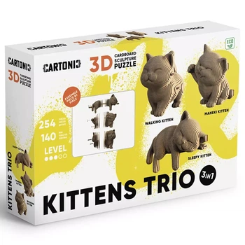 3D пазл Cartonic KITTENS TRIO (CARTKITTENS)