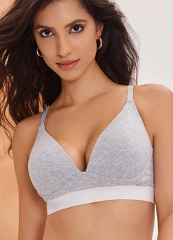 Женский формованный хлопковый бюстгальтер Perfect Comfort (1857-80-03) Серый 80C FINETOO