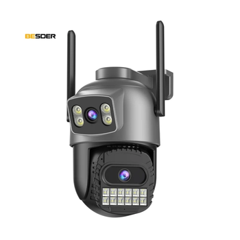 Уличная камера видеонаблюдения Besder A22YQ 5+5MP Wifi PTZ DC12V 2A A22YQ-10MP-EU