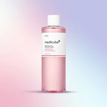 Антивіковий тонер з пептидами MEDICUBE PDRN Pink Peptide Toner, 250 мл