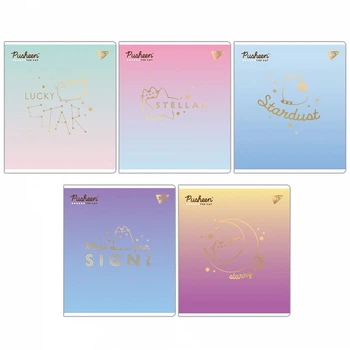 Зошит YES Goldstar Pusheen 24 аркушів клітинка фольга золото мікс обкладинок (767538)