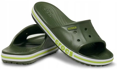 Крокс Баябенд Зелені Слайд Шльопанці Crocs Bayaband Slide Army Green (39-40, зелений)