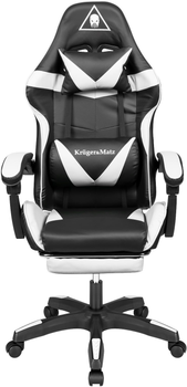 Геймерське крісло Kruger & Matz GX-150 Black/White (5901890075640)