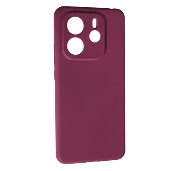 Силиконовый чехол Case Softy для Xiaomi Redmi Note 14 (4G) (UA/EUROPE) Bordo