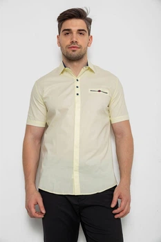 Сорочка чоловіча, колір жовтий, 214R7114-2, 4XL