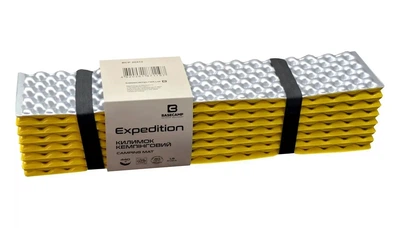 Килимок кемпінговий Base Camp Expedition IXPE, 185x55x1.5см (жовтий)