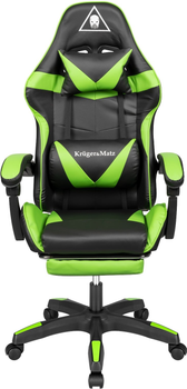 Геймерське крісло Kruger & Matz GX-150 Black/Green (5901890068628)