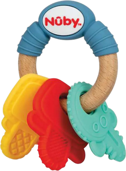 Przecinak do zębów Nuby w kształcie kluczy (5414959062579)