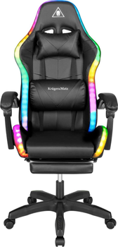 Геймерське крісло Kruger & Matz GX-150 LED Black (5901890078825)