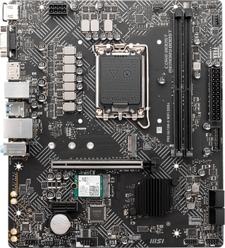 Материнская плата MSI PRO H610M-G WIFI DDR4 (s1700, Intel H610, PCI-Ex16)