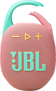 Głośnik przenośny JBL Clip 5 Pink (JBLCLIP5PINK)