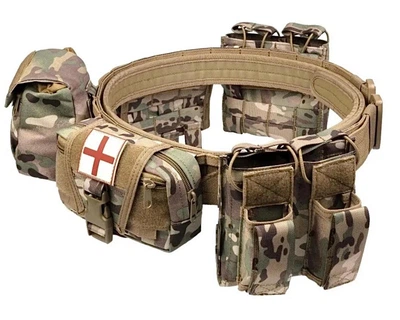 РПС мультикам із системою MOLLE Пояс із підсумками Yakeda тактичний