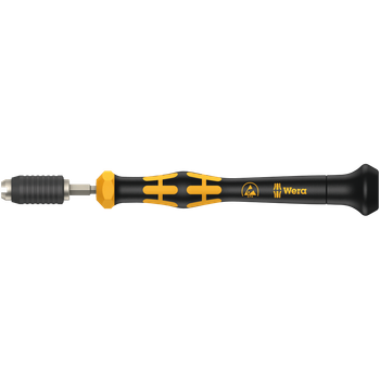 Викрутка динамометрична Wera 1461 ESD Kraftform Micro+бітотримач 0.050Nm (05074810001)