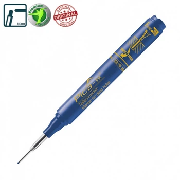 Маркер фірмовий з довгим носиком Pica-Ink Deep Hole Marker, синій, товщина лінії 1.5мм (150/41)