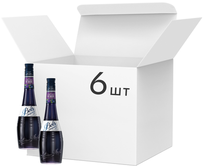 Упаковка лікерів Bols Creme de Cassis 17% 0.7 л х 6 шт (08716000076700)