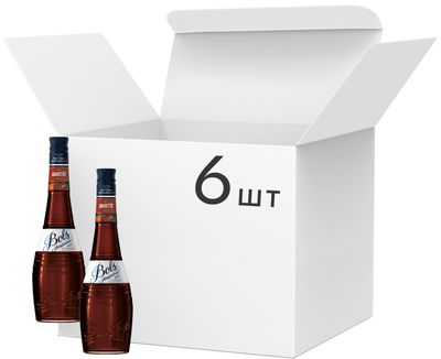 Упаковка ликеров Bols Amaretto 24% 0.7 л х 6 шт (08716000076625)