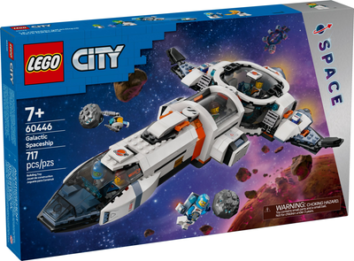 Klocki konstrukcyjne LEGO City Modułowy galaktyczny statek kosmiczny 717 elementów (60446 )