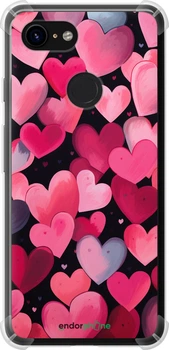 Чехол на Google Pixel 3 Сердечки 4 "5662sp-1528-70447"