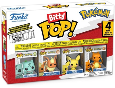 Zestaw figurek Funko Bitty Pop Pokemon Bulbasaur 4 szt 81134 (889698811347)