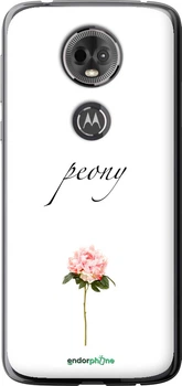 Чехол на Motorola Moto E5 Plus Пион "4366u-1412-70447"