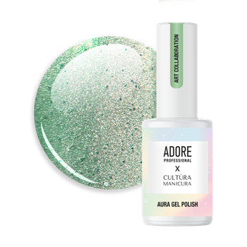 Гель-лак для ногтей Adore Gel Polish Cat's Eye Aura №A-07 Мятный 8 мл