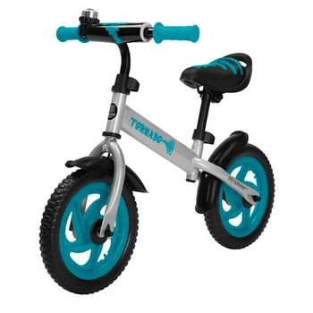 Беговел BALANCE TILLY Tornado T-21255/3 Azure 12", стальная рама, EVA-колеса, от 2 до 5 лет, регулируемое сиде