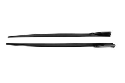 Боковые пороги DPT V-2 (черный глянец) для BMW 3 серия F-30/31/34 2012-2019 гг
