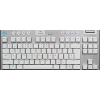 Клавіатура Logitech G915 Gaming TKL Tenkeyless Lightspeed Wireless RGB Mechanical White (920-009664)