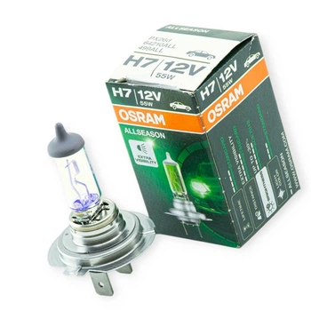 Автолампа H7 12V 55 W OSRAM AllSeason Super 30% хамелеон – фото