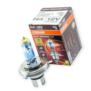 Автолампа H4 12V 60, 55 (43) OSRAM Night Breaker 220%