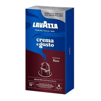 Кофе в капсулах Nespresso Lavazza crema e gusto ricco 10 шт