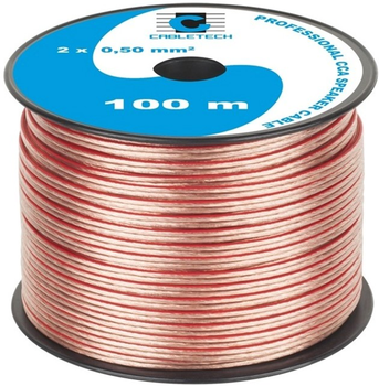 Przewód głośnikowy Cabletech CCA 2 x 0.5 mm² 100 m (5901436715788)