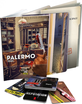 Настільна гра Hegemonic Project Games Gamestorm Crime Scene Palermo 1985 (видання данською) (GAM-59108) (6416739591087)