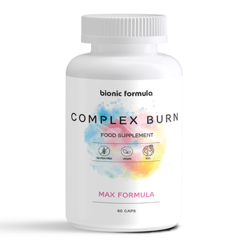 Комплексний натуральний жироспалювач для схуднення Complex Burn Bionic Formula 60 капсул